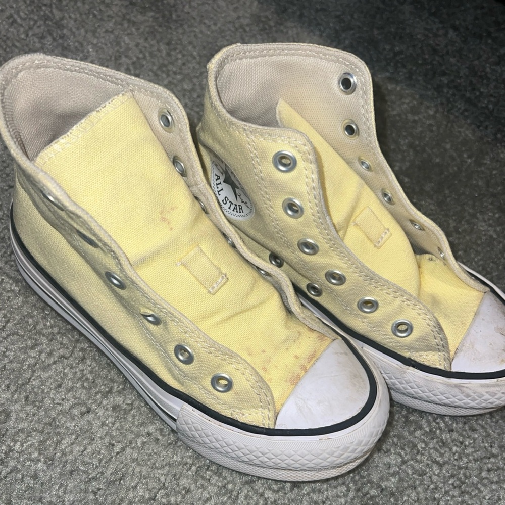 Converse Kids Lemon High-Top Sneakers size 12